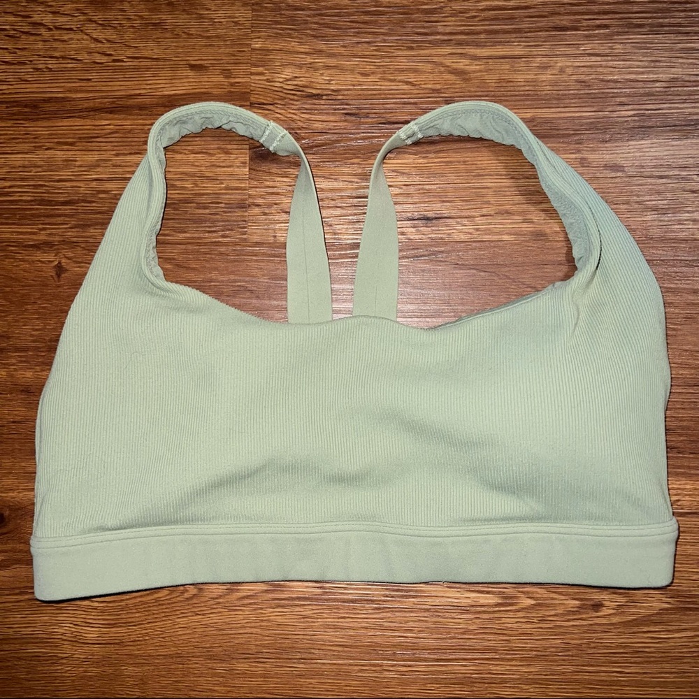 ATHLETA Green Padded Sports Bra